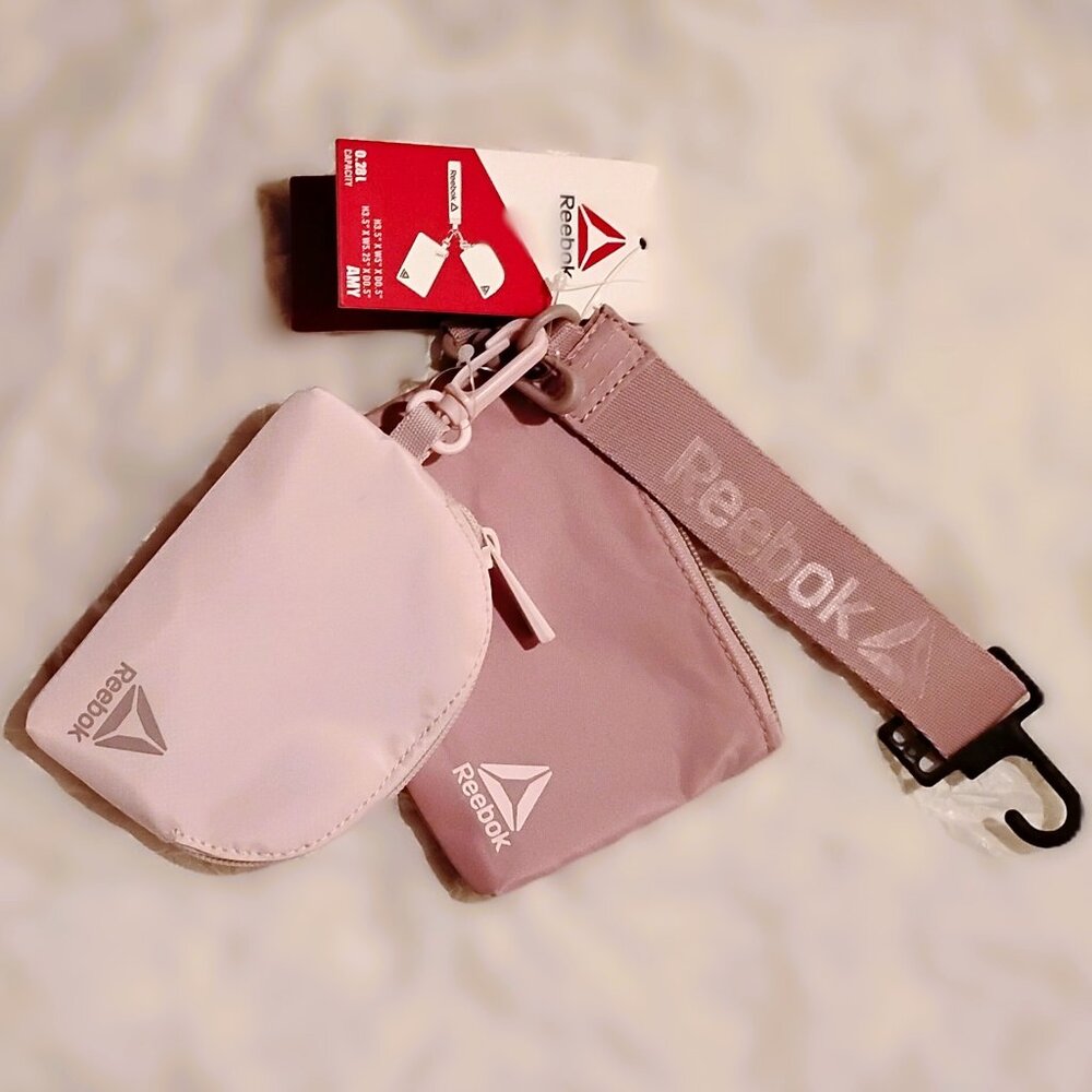 Reebok Amy Pink/Lilac Wristlet/Pouch Set